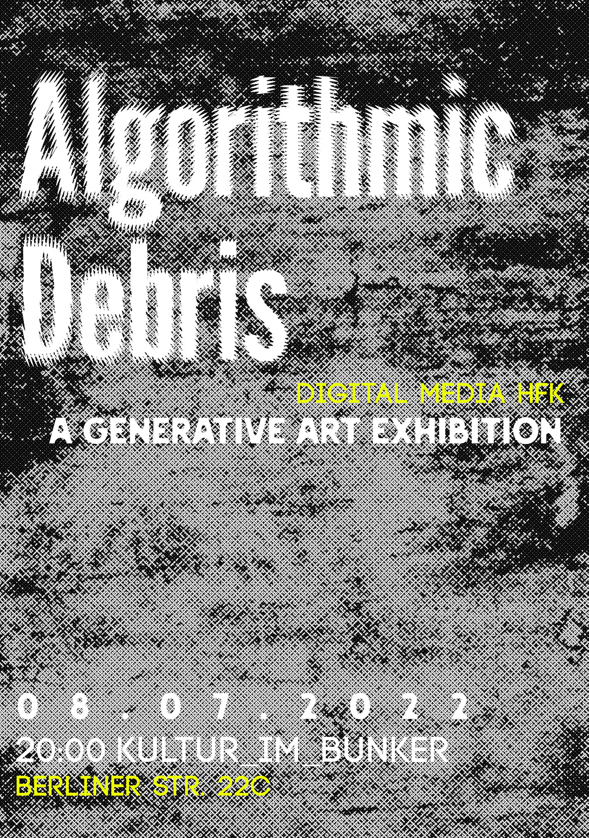 8.07.2022 20:00  ALGORITHMIC DEBRIS