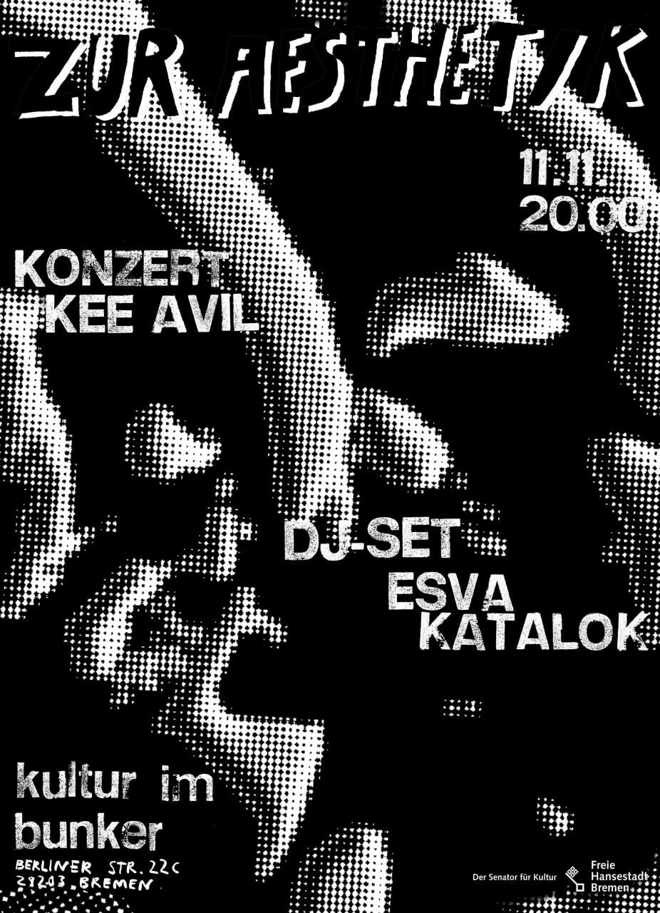 11.11.2022 Zur Aesthetik IV: Kee Avil + Esva Katalok