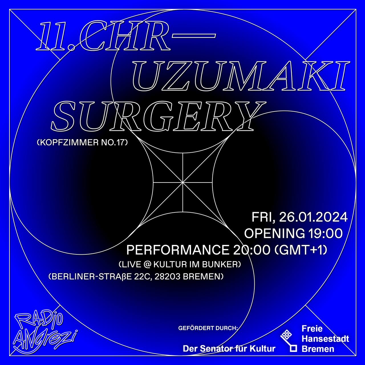 26.01.2024Kopfzimmer #17 – “Uzumaki Surgery” by 11.chr