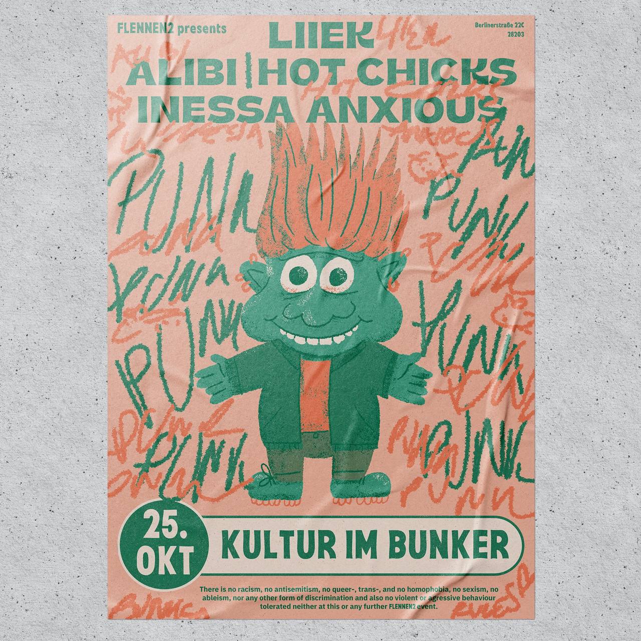 25.10.2025flennen2: LIIEK + Hot Chicks + Alibi + Inessa Anxious