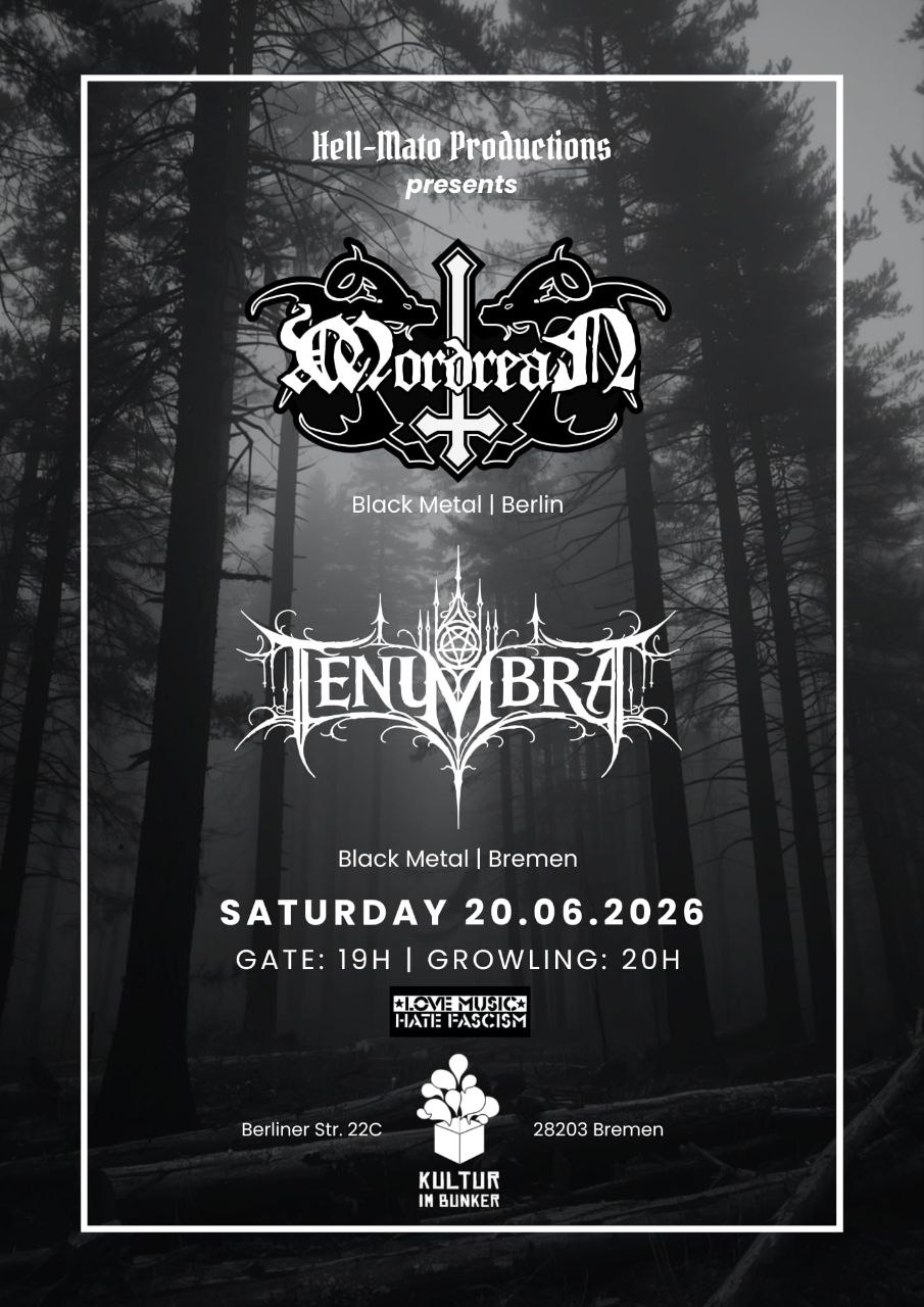 20.06.2026Mordrean + Tenumbra